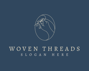 Elegant Tailor Hand logo design