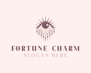 Tarot Fortune Teller Eye logo design