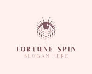 Tarot Fortune Teller Eye logo design