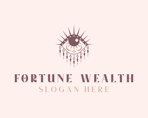 Tarot Fortune Teller Eye logo design