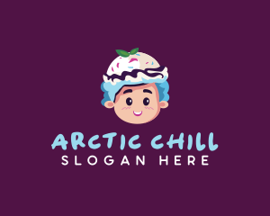 Ice Cream Gelato Girl logo