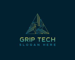 Pyramid Tech Developer logo design