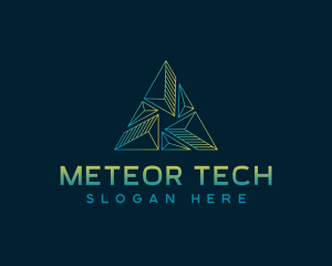 Pyramid Tech Developer logo design