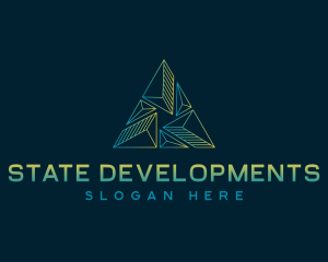 Pyramid Tech Developer logo design