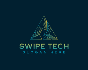 Pyramid Tech Developer logo design