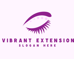 Stylish Lady Eyelash logo design