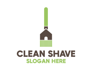 Home Cleaning Broom  logo design