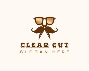 Shades Grooming Scissors logo design