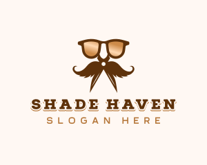 Shades Grooming Scissors logo design