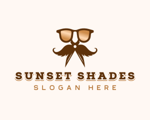 Shades Grooming Scissors logo design