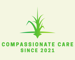 Grass Lawn Care logo design