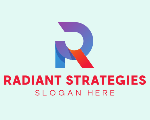 Colorful Letter R Company  logo