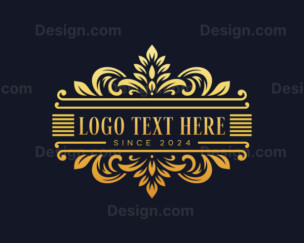 Floral Boutique Wedding Logo