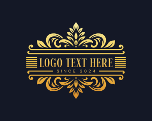 Floral Boutique Wedding Logo