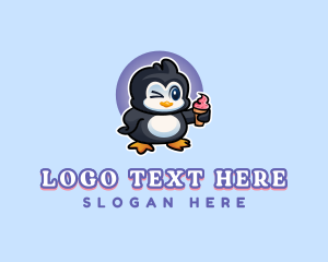 Penguin Frozen Dessert Logo