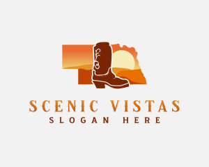 Nebraska Cowboy Boots logo