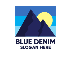 Blue Mountain Peak  logo design