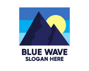 Blue Mountain Peak  logo design