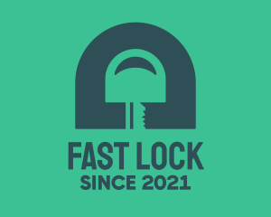 Blue Key Locksmith logo design