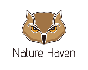 Owl Bird Wildlife logo