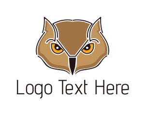 Owl Bird Wildlife logo