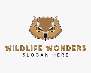 Owl Bird Wildlife logo design