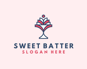 Sweet Wedding Cake  logo design