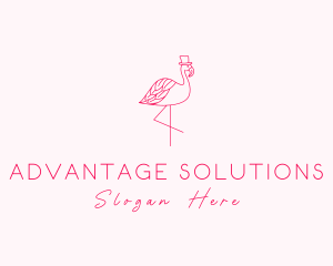 Pink Flamingo Hat logo