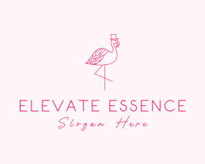 Pink Flamingo Hat logo