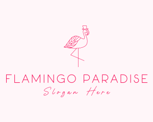 Pink Flamingo Hat logo