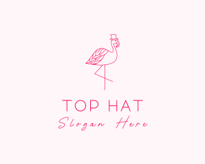Pink Flamingo Hat logo