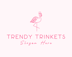 Pink Flamingo Hat logo