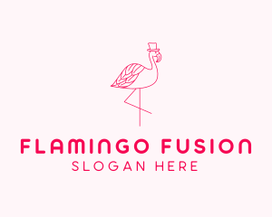 Pink Flamingo Hat logo