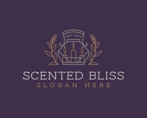 Scented Candle Souvenir logo design