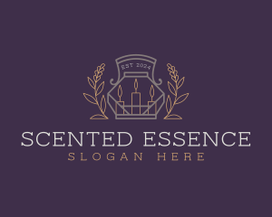 Scented Candle Souvenir logo design