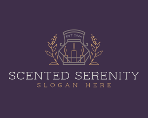 Scented Candle Souvenir logo design