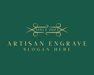 Luxury Artisan Shears logo design