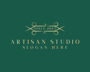 Luxury Artisan Shears logo design