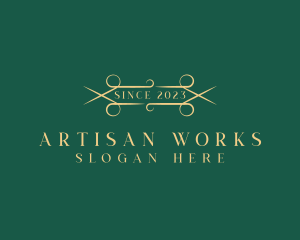 Luxury Artisan Shears logo design