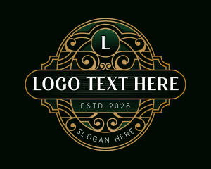 Luxury Deluxe Art Deco logo