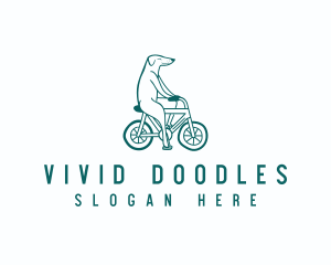 Dog Bicycle Veterinary logo design