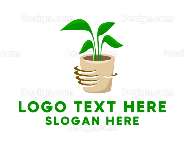 Gardening House Plant Logo