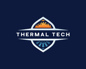 Fire Ice Thermal Ventilation logo design