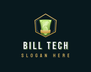 Money Bill Currency logo design