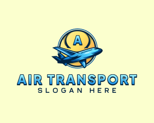 Airplane Tour Fly logo design