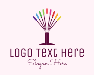 Color - Colorful Beauty Brush logo design