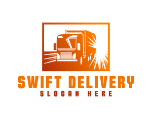 Delivery Truck Vehicle logo design