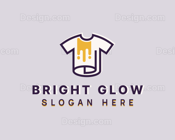 Paint Tee Shirt Printing Logo