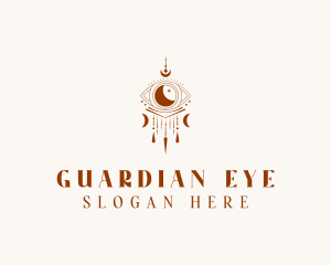 Mystical Boho Eye logo design