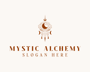 Mystical Boho Eye logo design